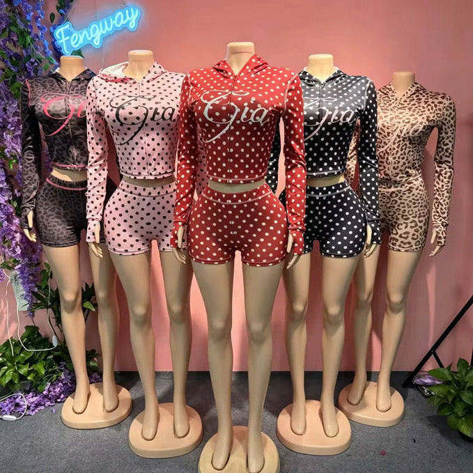 It Girl Print Short Set